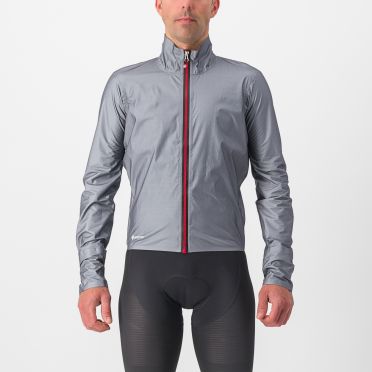 Castelli Tempesta Litecycling jacket long sleeve grey men 