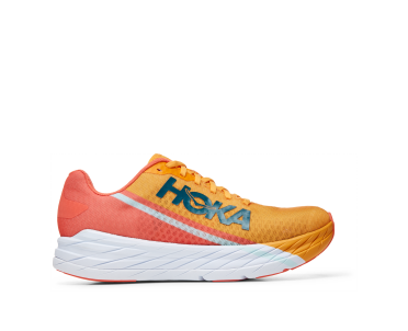 Hoka Clifton 8 running shoes Orange/yellow unisex 