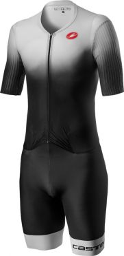 Castelli PR speed trisuit short sleeve black/silver men 