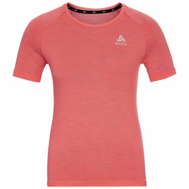 Odlo Blackcomb Ceramicool running shirt short sleeve pink woman 
