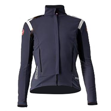 Castelli Perfetto RoS cycling jacket long sleeve dark blue women 
