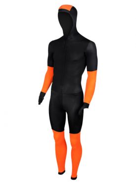 Craft Skate speed suit colorblock black/orange unisex 