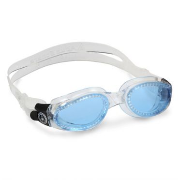 Aqua Sphere Kaiman blue lens goggles 