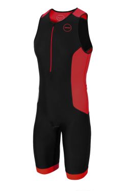 Zone3 Aquaflo plus sleeveless trisuit black/red men 