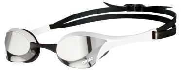 Arena Cobra ultra swipe swimming goggles silver/white 