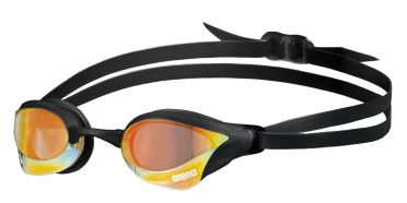 Arena Cobra Core Swipe mirror swimming goggles yellow/black 