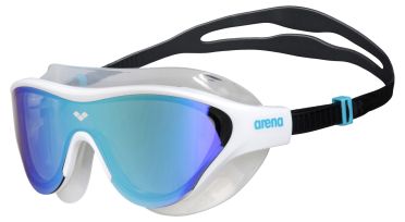 Arena The One mask mirror Swimming goggles blue/white/black 