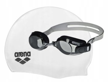 Arena Pool set swimming goggles + swimcap 