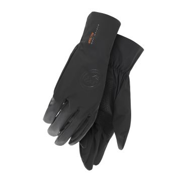 Assos RSR Thermo rain shell cycling gloves black unisex 
