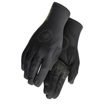 Assos EVO spring/fall cycling gloves black unisex 