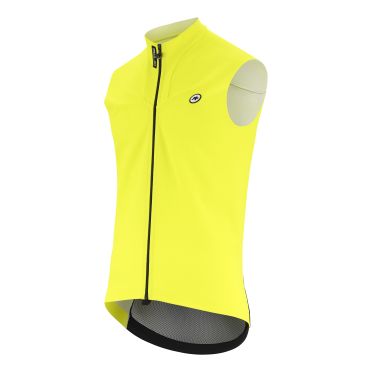 Assos Mille GTS spring/fall C2 cycling vest sleeveless yellow men 