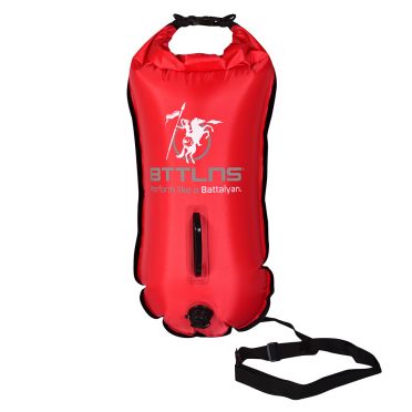 BTTLNS Saferswimmer buoy dry bag 28 liter Poseidon 1.0 red 