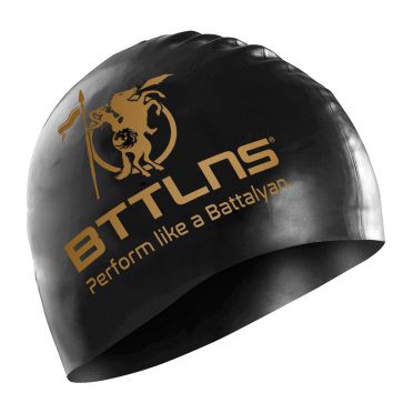 BTTLNS Absorber 2.0 silicone swimcap black/gold 