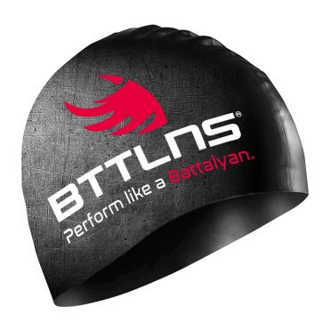 BTTLNS Absorber 2.0 silicone swimcap Onyx Black/Red 