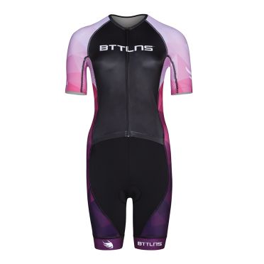 BTTLNS Typhon 2.0 SE trisuit short sleeve purple women 