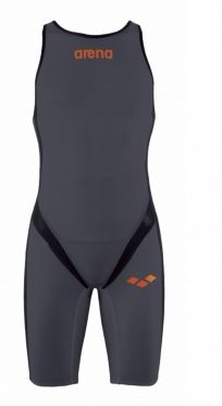 Arena Carbon pro rear zip sleeveless trisuit dark grey men 