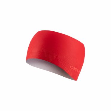 Castelli Pro thermal headband red 
