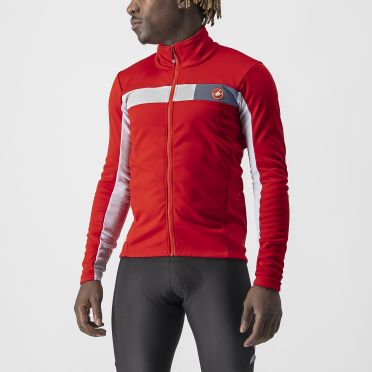 Castelli Mortirolo 6S cycling jacket red men 
