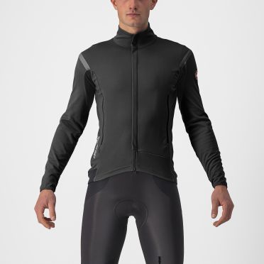 Castelli Perfetto RoS 2 long sleeve cycling jacket black men 