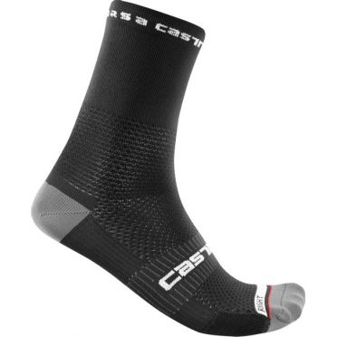 Castelli Rosso corsa 9 cycling sock black men 