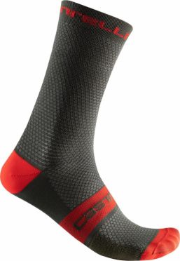 Castelli Superleggera T 18 cycling socks red/black men 