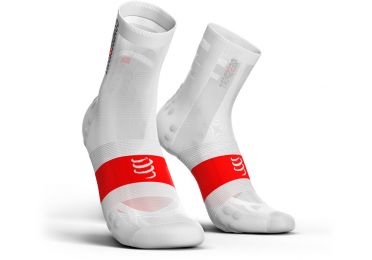 Compressport V3.0 ultralight bike socks white 