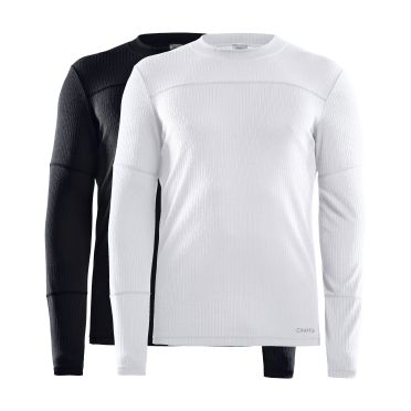 Craft Core Dry baselayer undershirt long sleeve 2-pack black/white woman Kopie 
