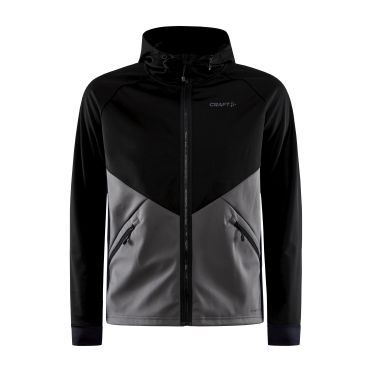 Craft Glide hood jacket black/grey men 
