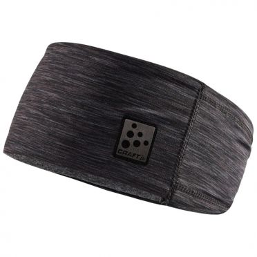 Craft Microfleece ponytail headband black 