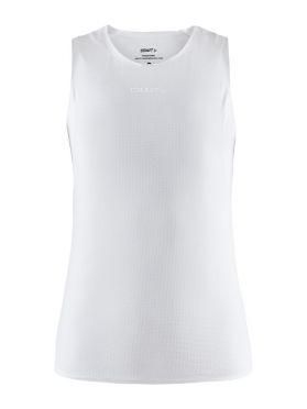 Craft Pro Dry Nanoweight sleeveless baselayer white women 