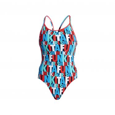 Funkita Swim squad diamond back bathing suit women 