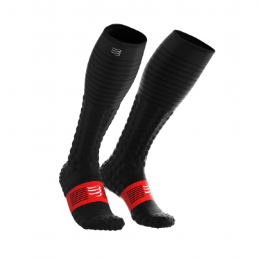 Compressport Full socks race & recovery compression socks black 
