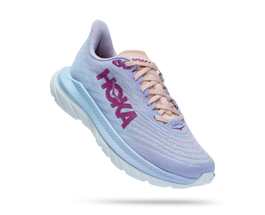 Hoka Mach 5 running shoes purple/blue women 