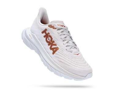 Hoka Mach 5 running shoes white women 