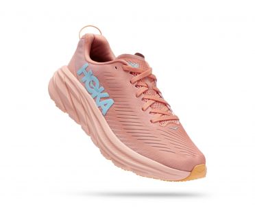 Hoka Rincon 3 running shoes pink women 