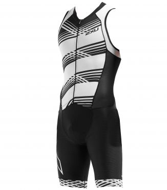 2XU Compression sleeveless trisuit black/white men MT5517d 