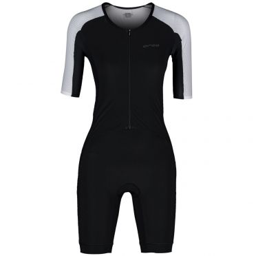 Orca Athlex Aero race trisuit short sleeve black/white women 