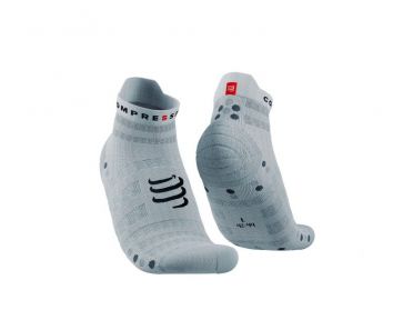 Compressport Pro racing v4.0 low cut running socks white 