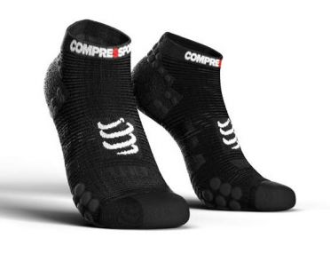 Compressport Pro racing v3.0 low running socks black 