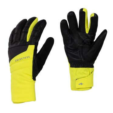 SealSkinz Extreme cold weather Insulated fusion control gloves yellow/black unisex 