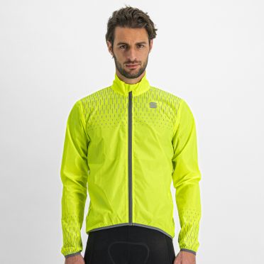 Sportful Reflex cycling jacket long sleeve yellow men 