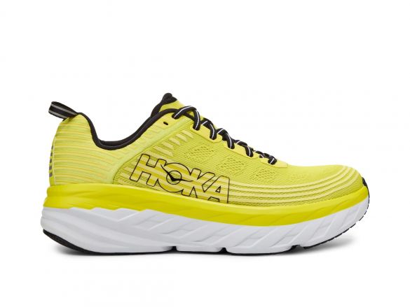 Hoka One One Bondi 6 running shoes yellow men online? Find it at ...