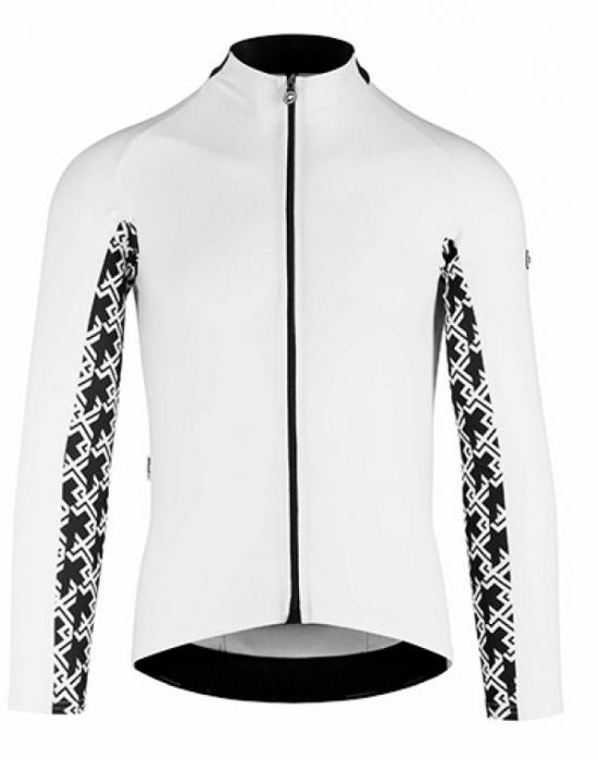 white long sleeve cycling jersey