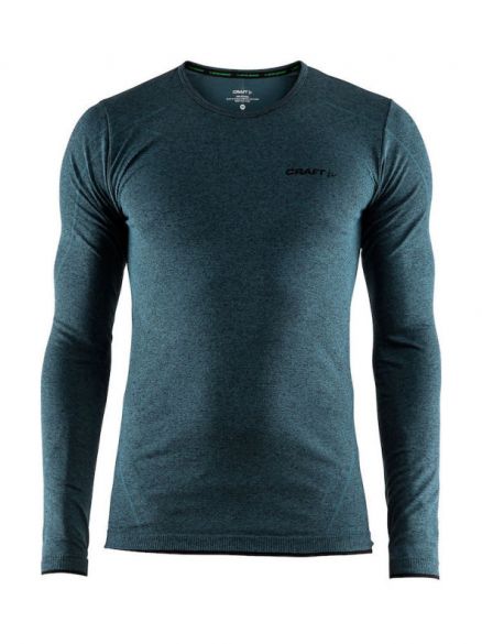 Craft Sportswear Mens Long Sleeve Active Comfort Roundneck Base Layer Seamless Shirt