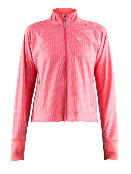 Pink  *NEW* Craft Devotion Ladies Womens Lightweight Running Jacket 
