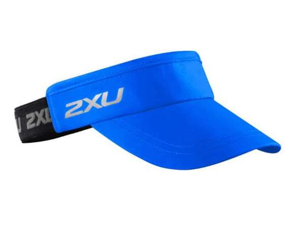 2XU 2XU Run Performance Visor One Size Blue 