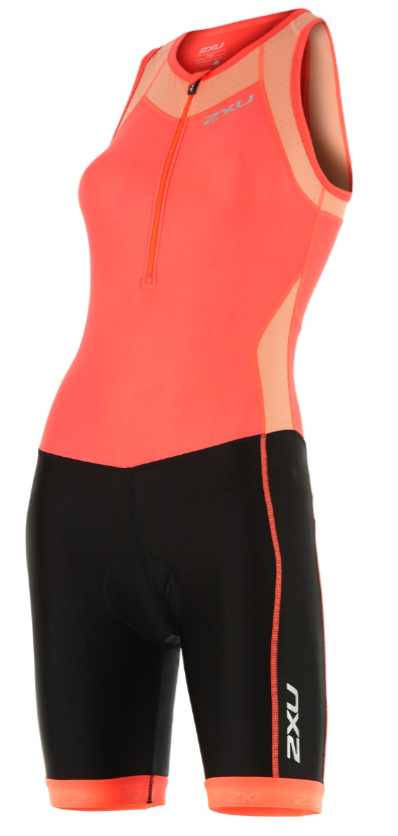 2XU X-vent Trisuit Front Zip orange/black women  WT4365dFCL/BLK	