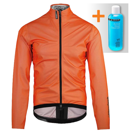 Assos Equipe RS Schlosshund rain jacket orange unisex