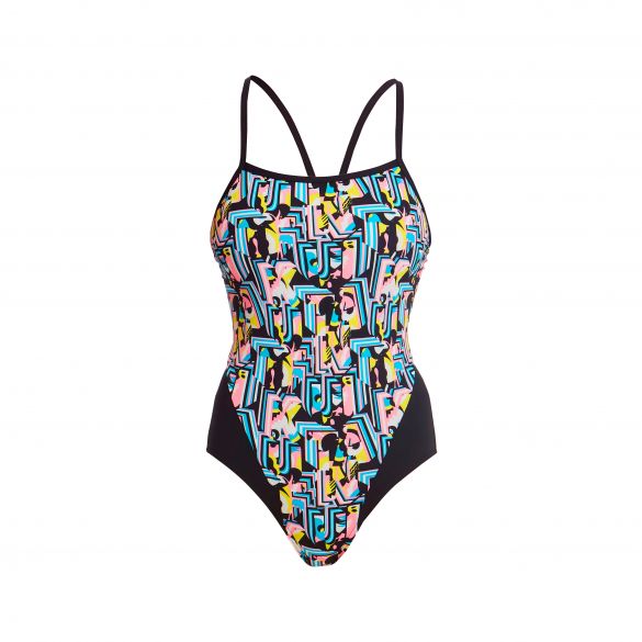 Funkita Abstracta single strap bathing suit women  FS15L02516