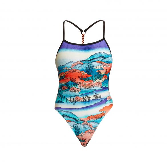 Funkita Misty Mountain twisted bathing suit women  FKS010L02661